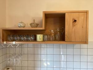 Kuchyň nebo kuchyňský kout v ubytování Apartment im Loefengut + 19 fotografií
