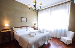 Katil atau katil-katil dalam bilik di Beautiful Home In Porto Potenza Picena