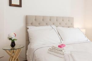 Ένα ή περισσότερα κρεβάτια σε δωμάτιο στο Apartment in Lesa