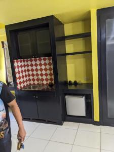 Kuchyň nebo kuchyňský kout v ubytování Azure Stays Patong