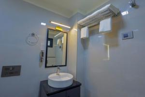 Koupelna v ubytování Narayana Homes