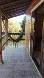 Balkón nebo terasa v ubytování Chácara Canto Verde Atibaia