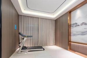 Fitness centrum a/nebo fitness zařízení v ubytování Bo Ting Hotel泊庭酒店