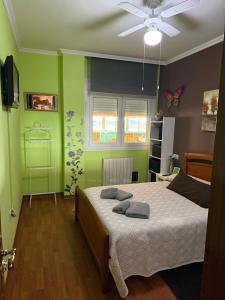 Ein Bett oder Betten in einem Zimmer der Unterkunft Tximeleta Bidean