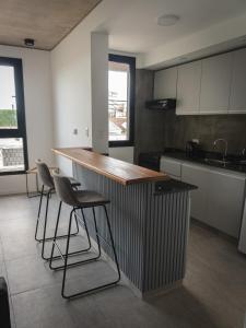 Dapur atau dapur kecil di Chacabuco suites
