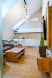 Kuchyň nebo kuchyňský kout v ubytování Apartmán ZA-KA 4 ubytování Litovel
