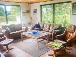 Posezení v ubytování 8 person holiday home in Struer-By Traum
