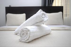 Voodi või voodid majutusasutuse Labev Hotel toas