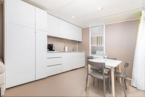 Dapur atau dapur kecil di Arena Stoja Camping Homes