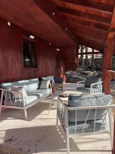 Χώρος καθιστικού στο Mountain Mia