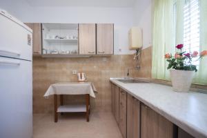 Kuchyň nebo kuchyňský kout v ubytování Apartments Vukicevic Brodarica + 20 fotografií