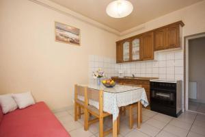 Kuchyň nebo kuchyňský kout v ubytování Apartments Zdenka