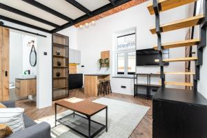 Kuchyňa alebo kuchynka v ubytovaní Horizon Park Aparthotel