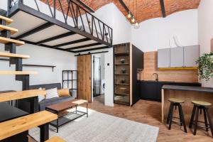 Kuchyňa alebo kuchynka v ubytovaní Horizon Park Aparthotel