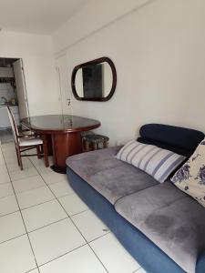 En eller flere senge i et værelse på Apartamento Dois Quartos - Garagem - Localização excelente em Brotas