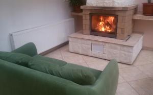 Posezení v ubytování Anduțu