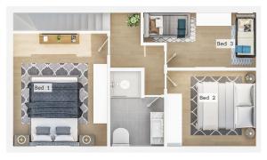 Κάτοψη του Links to M62 - 3 bedroom property +2 φωτογραφίες
