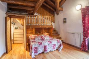 Postel nebo postele na pokoji v ubytování Albergo Boule de Neige