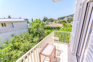 Balkón nebo terasa v ubytování Apartmani Smiljana