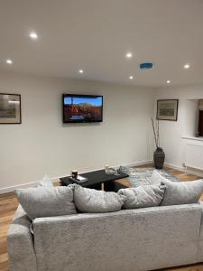 TV a/nebo společenská místnost v ubytování Palmiro Cottage