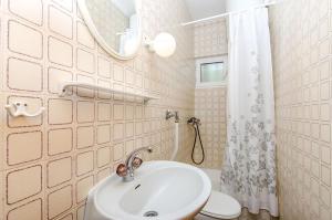 Koupelna v ubytování Apartmani Smiljana