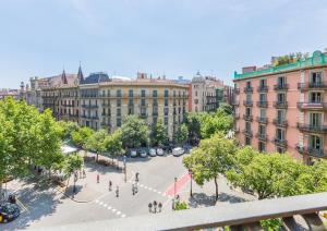 Výhľad na mesto Barcelona alebo výhľad na mesto priamo z apartmánu