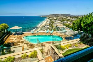 Dana Point Oceanfront Amazing Views STR14-0128内部或周边的泳池