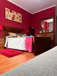 Ein Bett oder Betten in einem Zimmer der Unterkunft Tximeleta Bidean