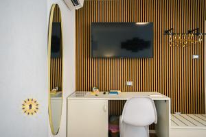 Ένα μπάνιο στο La Mia Suite - Deluxe Studio a Sassari