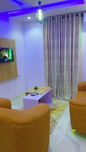 Χώρος καθιστικού στο ROSE 40S Apartment