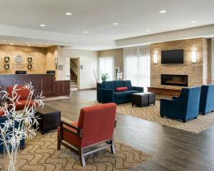 Zona d'estar a Comfort Inn & Suites West - Medical Center