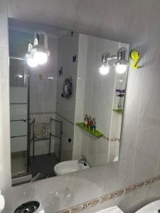 Ein Badezimmer in der Unterkunft Tximeleta Bidean