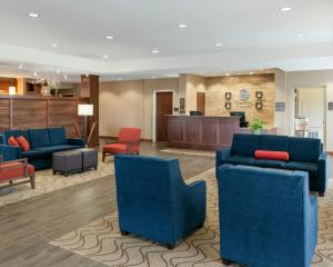The lobby or reception area at Comfort Inn & Suites West - Medical Center