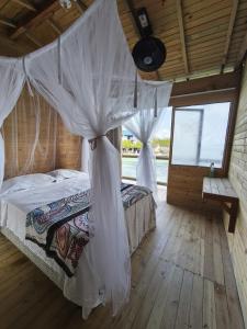 Casa Acuarimantima客房内的一张或多张床位