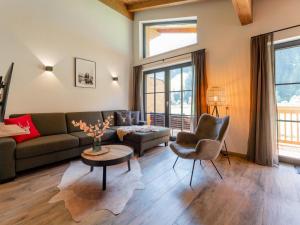 Χώρος καθιστικού στο Tauernlodge Eben D1