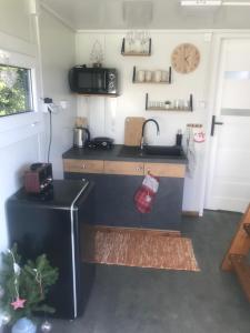 Köök või kööginurk majutusasutuses TinyHouses & Garden