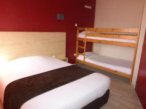 Katil atau katil-katil dalam bilik di La Godinière