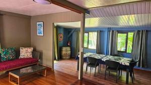 Posezení v ubytování MOOREA - Fare Nihei