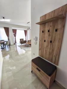 Posezení v ubytování Aura apartment