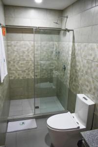 Koupelna v ubytování Ecohotel Guaduales Nature