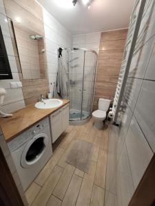 Kúpeľňa v ubytovaní Apartament Zacisze + 37 fotografií