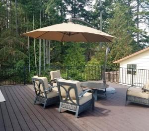 Balkón nebo terasa v ubytování PA Sea View Deck House