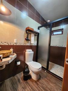 Ein Badezimmer in der Unterkunft Piedra Negra Boutique Hotel