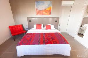 Postelja oz. postelje v sobi nastanitve Hotel Ker Alberte