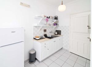 Kuchyň nebo kuchyňský kout v ubytování Alkyon Studios