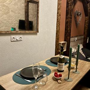 Nápoje v ubytování Aux Nuits Etoilées - Studio