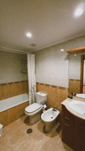 Et badeværelse på Apartamento Fana