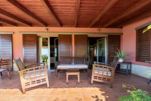 Μπαλκόνι ή βεράντα στο Villa en el Norte de Tenerife