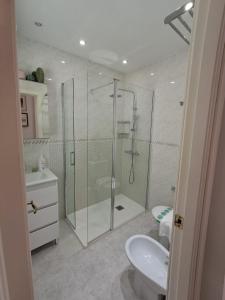 A bathroom at Old Town, City Center Apartment Premium with PARKING