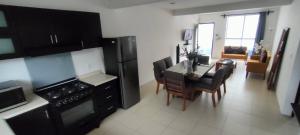 Η κουζίνα ή μικρή κουζίνα στο Apartment Xochimilco +5 φωτογραφίες